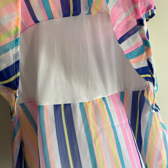 Wonder Nation Multicolored Layered Tank Top Dress - Size M 7/8 - Picture 5 of 10